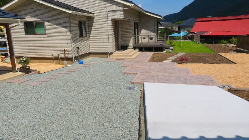 上田市U様邸・施工後・スロープ・アプローチ