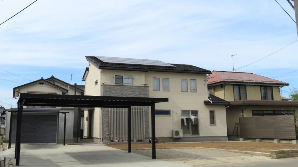 長野市S様邸・施工後・カーポート