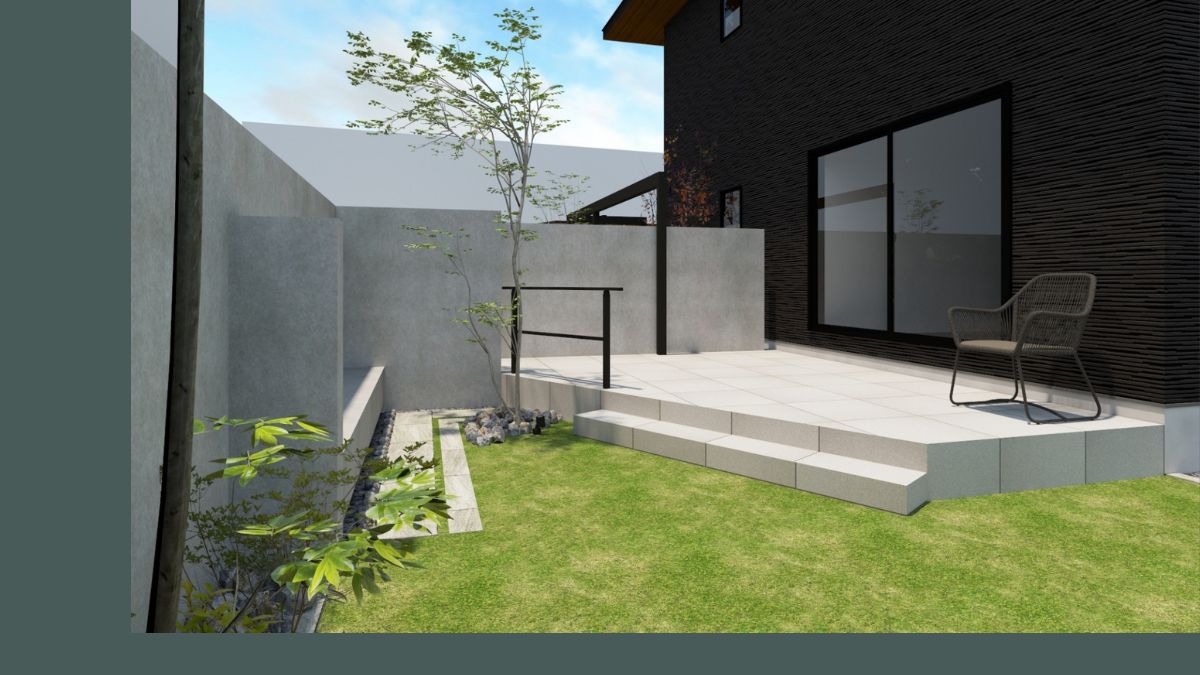 外構工事完成イメージ